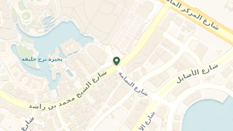 Map of Burj Khalifa - Downtown Dubai - Dubai - United Arab Emirates