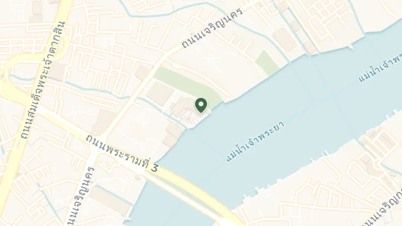 Map of 257/1-3 Charoennakorn Road Samrae Khet Thon Buri, Krung Thep Maha Nakhon 10600, Thailand