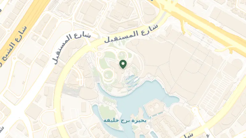 Map of Burj Khalifa - Sheikh Mohammed bin Rashid Blvd - Burj Khalifa - Downtown Dubai - Dubai - United Arab Emirates