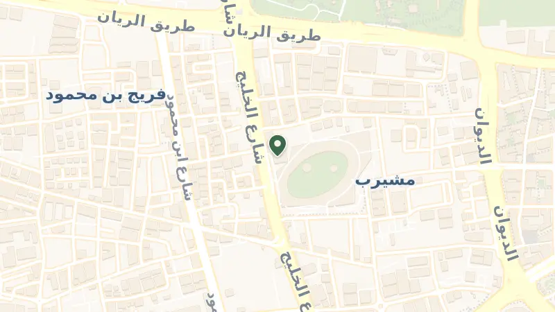 Map of Al Khaleej St, Doha, Qatar