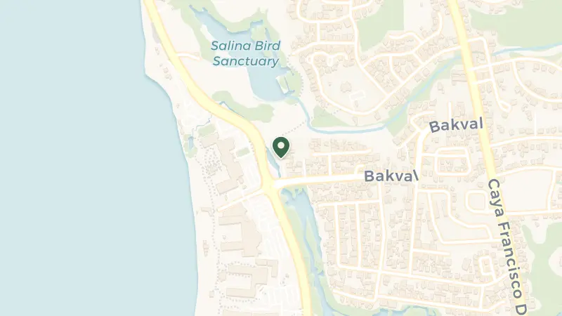 Map of Bakval 20, Noord, Aruba