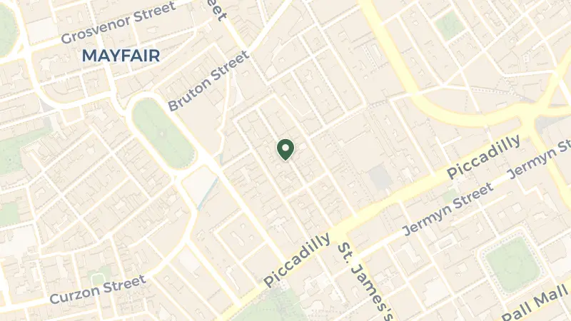 Map of 33 Albemarle St, London W1S 4BP, UK