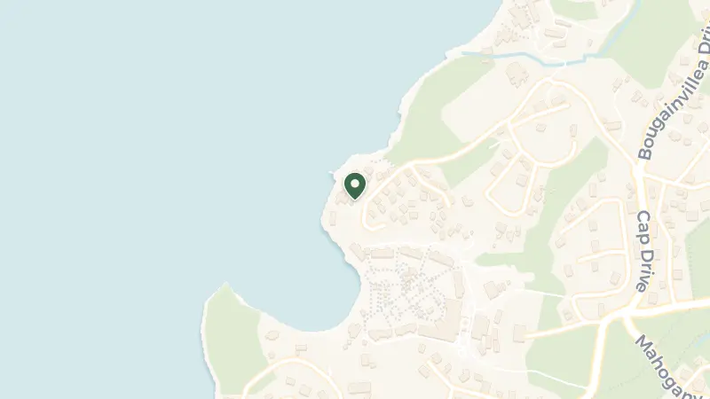 Map of Building 1, Smuggler's Cove, St Lucia