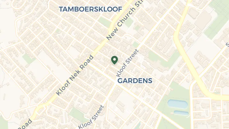 Map of 5 Upper Union St, Gardens, Cape Town, 8001, South Africa