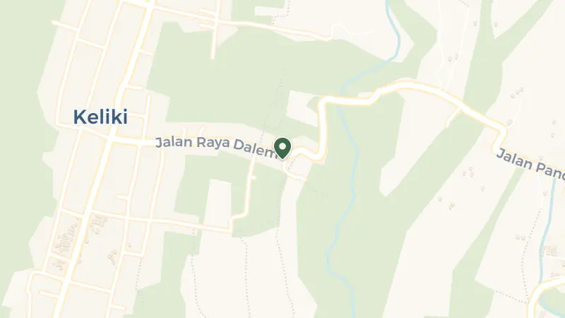 Map of Jl. RY Dalem, Keliki, Kec. Tegallalang, Kabupaten Gianyar, Bali 80561, Indonesia