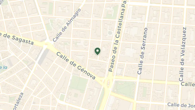 Map of C. de Amador de los Ríos, 3, Chamberí, 28010 Madrid, Spain