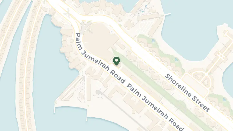 Map of New, Golden Mile 3 - Palm Jumeirah - Dubai - United Arab Emirates