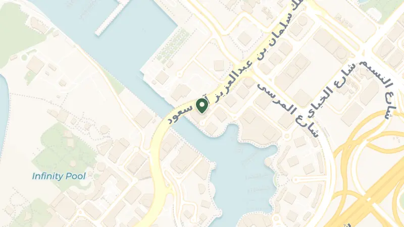 Map of Marsa Dubai - Dubai Marina - Dubai - United Arab Emirates