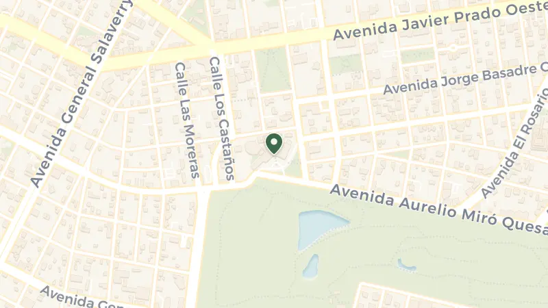 Map of Ca. Los Eucaliptos 590, San Isidro 15076, Peru