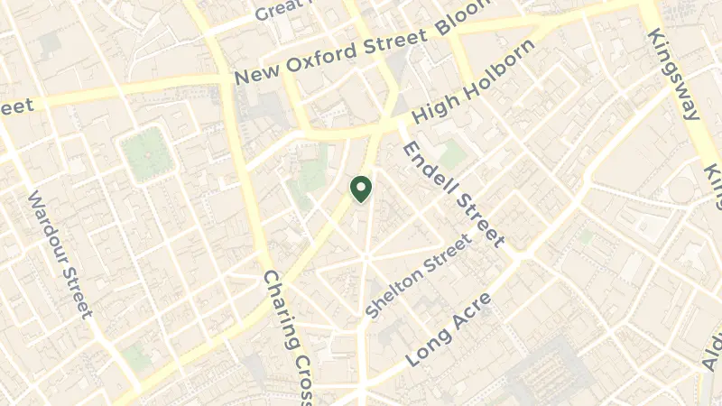 Map of 10 Monmouth St, London WC2H 9HB, UK