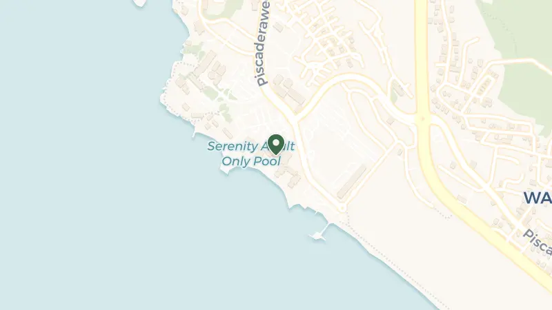 Map of Piscadera Bay, 3 John F. Kennedy Boulevard, Willemstad, Curaçao