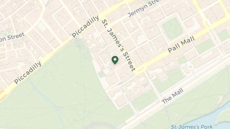 Map of 35 St James's Pl, London SW1A 1NY, UK