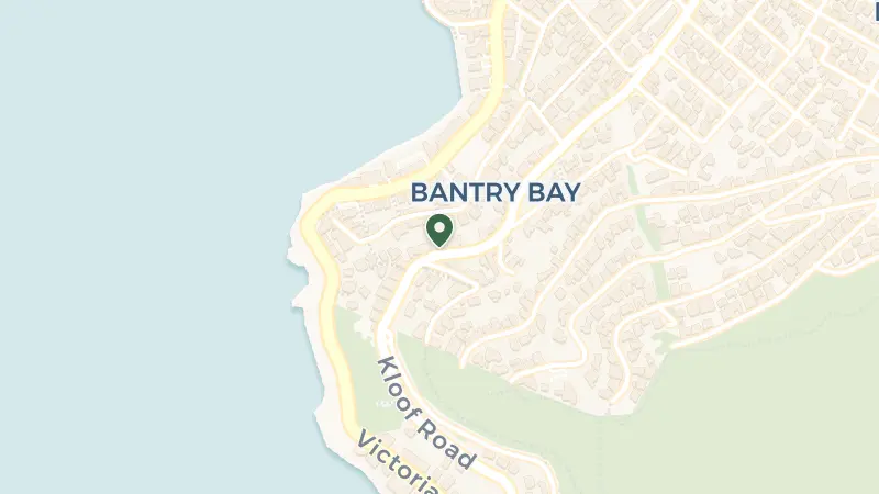 Map of 180 Kloof Rd, Bantry Bay, Cape Town, 8005, South Africa
