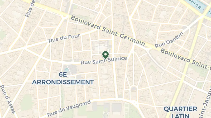 Map of 22 Rue Saint-Sulpice, 75006 Paris, France