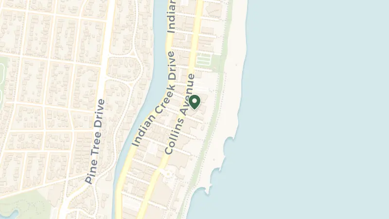 Map of 3201 Collins Ave, Miami Beach, FL 33140, USA
