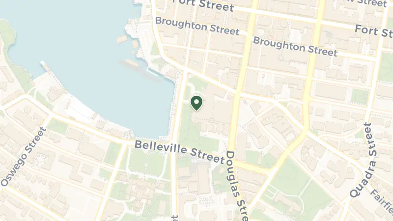 Map of 721 Government St, Victoria, BC V8W 1W5, Canada