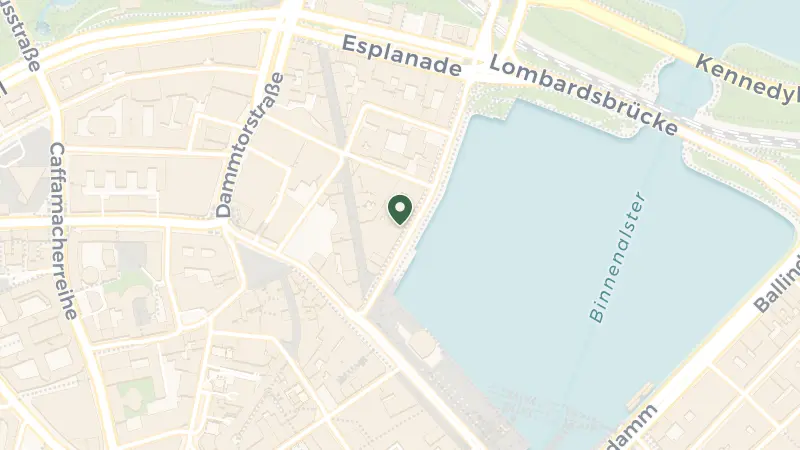 Map of Neuer Jungfernstieg 9 14, 20354 Hamburg, Germany