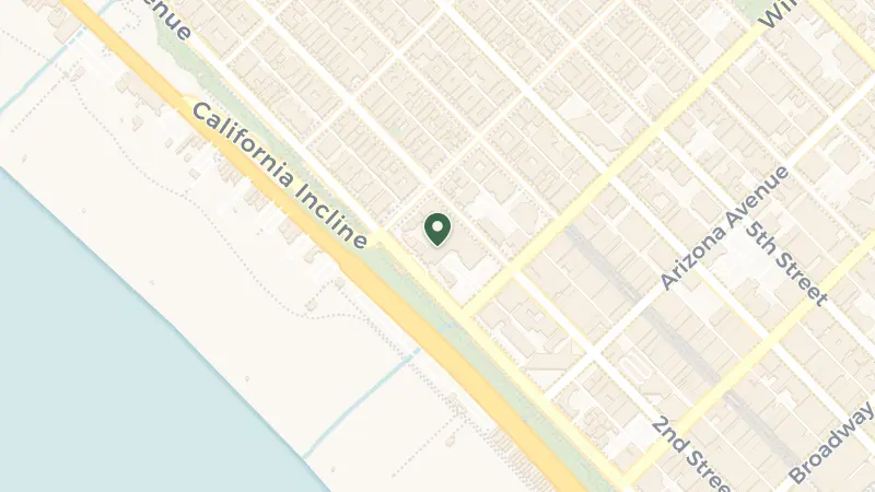 Map of 101 Wilshire Blvd, Santa Monica, CA 90401, USA