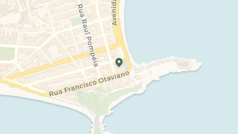 Map of Av. Atlântica, 4240 - Copacabana, Rio de Janeiro - RJ, 22070-002, Brazil