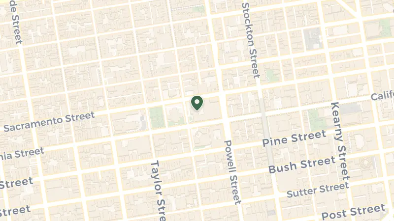 Map of 950 Mason St, San Francisco, CA 94108, USA