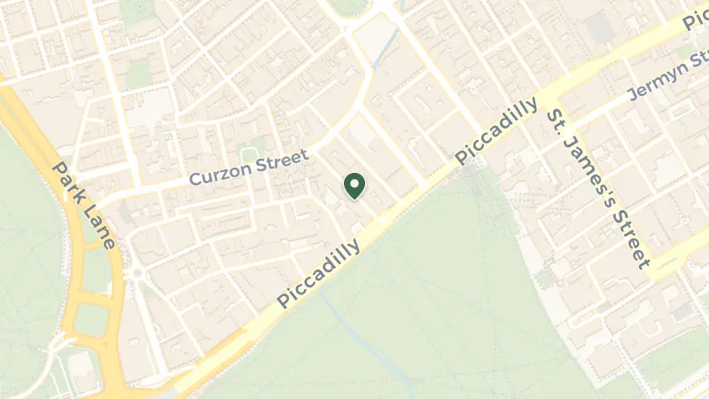 Map of 7-12 Half Moon St, London W1J 7BH, UK