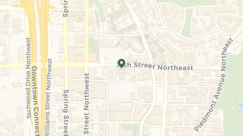 Map of 75 14th St NE, Atlanta, GA 30309, USA