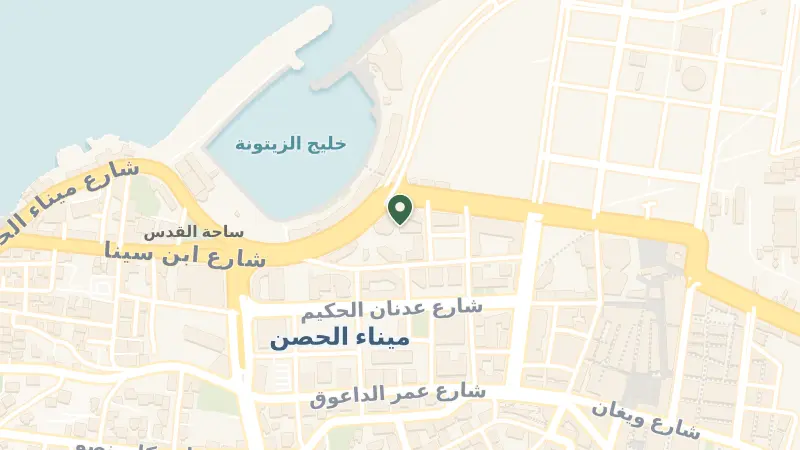 Map of 1418 Prof. Wafic Sinno, طريق ميناء الحصن، بيروت 2020 4107, Lebanon