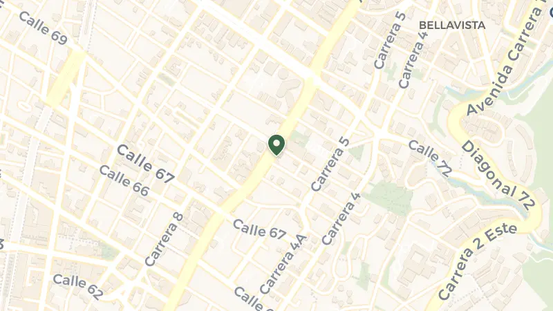 Map of Ak 7 #69a-22, Chapinero, Bogotá, Cundinamarca, Colombia