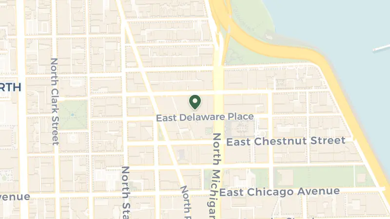 Map of 120 E Delaware Pl, Chicago, IL 60611, USA