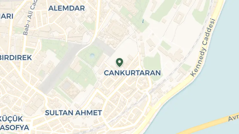 Map of Sultanahmet, Cankurtaran, Tevkifhane Sk. No:1, 34122 Fatih/İstanbul, Türkiye