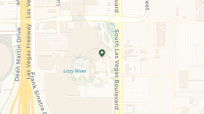 Map of 3960 S Las Vegas Blvd, Las Vegas, NV 89119, USA