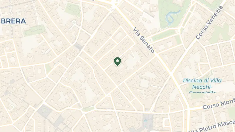 Map of Via Gesù, 6-8, 20121 Milano MI, Italy