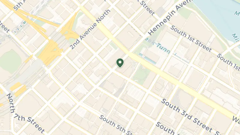 Map of 245 Hennepin Ave, Minneapolis, MN 55401, USA