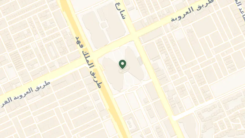 Map of Kingdom Centre, Olaya St, Al Olaya, Riyadh 11321, Saudi Arabia