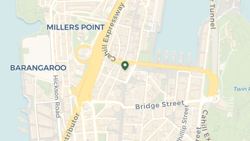 Map of 199 George St, The Rocks NSW 2000, Australia