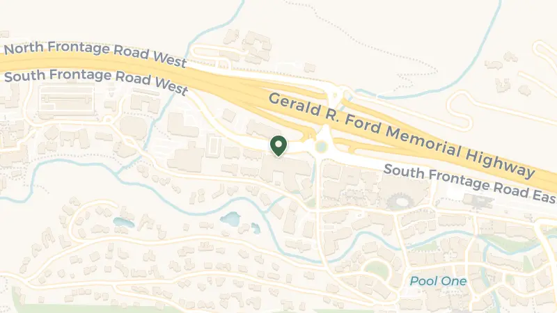 Map of One Vail Rd, Vail, CO 81657, USA