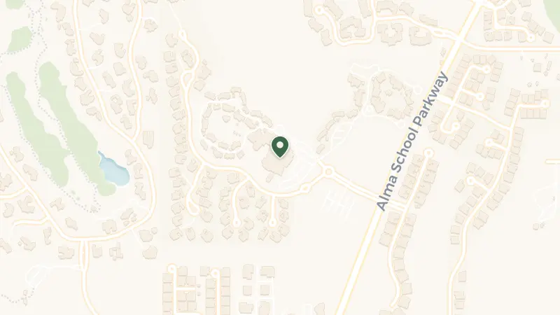 Map of 10600 E Crescent Moon Dr, Scottsdale, AZ 85262, USA