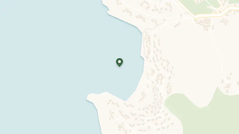 Map of Petite Anse, Mahe Island, Seychelles