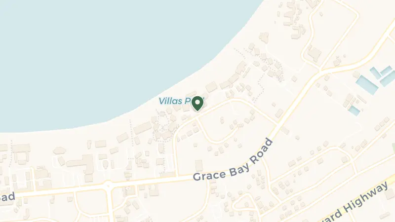Map of Grace Bay Circle, Dr, Grace Bay TKCA 1ZZ, Turks and Caicos Islands