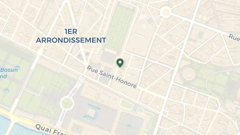 Map of 4 Rue de Valois, 75001 Paris, France