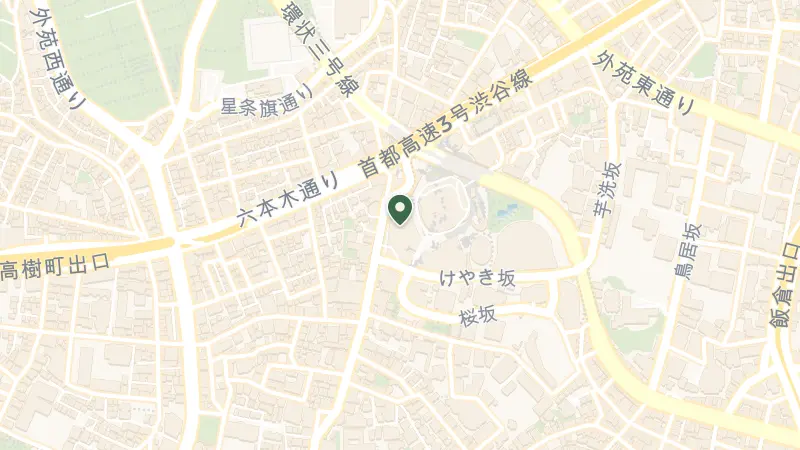 Map of 6-chōme-10-3 Roppongi, Minato City, Tokyo 106-0032, Japan