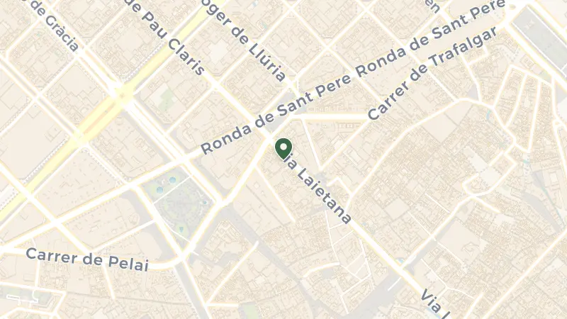 Map of Via Laietana, 69, Ciutat Vella, 08003 Barcelona, Spain