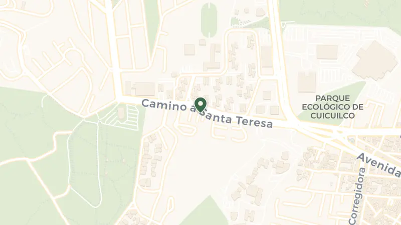 Map of Cam. a Sta. Teresa 480-2, El Bosque, Tlalpan, 14266 Ciudad de México, CDMX, Mexico