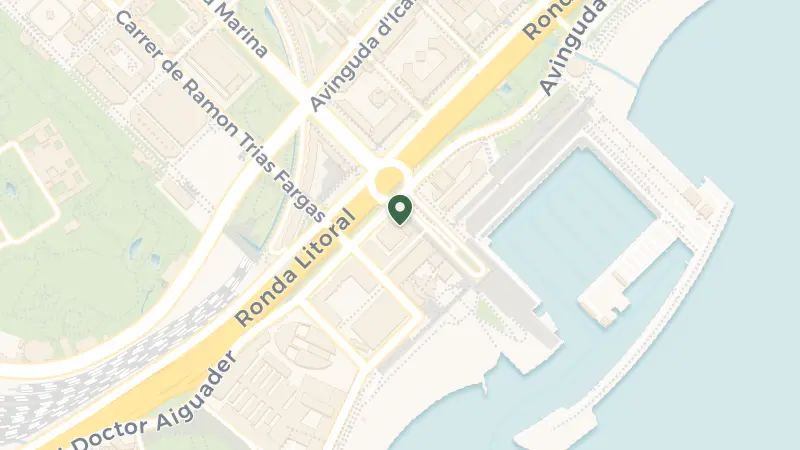 Map of Carrer de la Marina, 19-21, Ciutat Vella, 08005 Barcelona, Spain