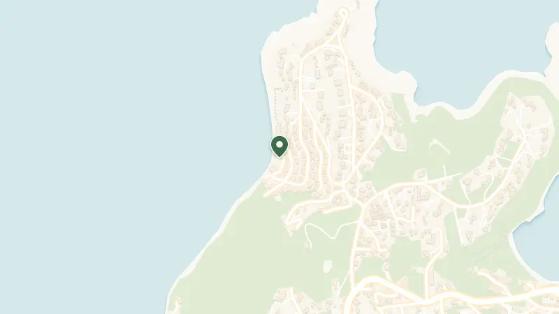 Map of Gustavia 97133, St Barthélemy