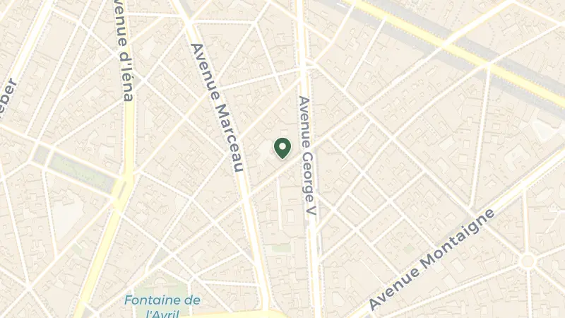 Map of 41 Av. Pierre 1er de Serbie, 75008 Paris, France