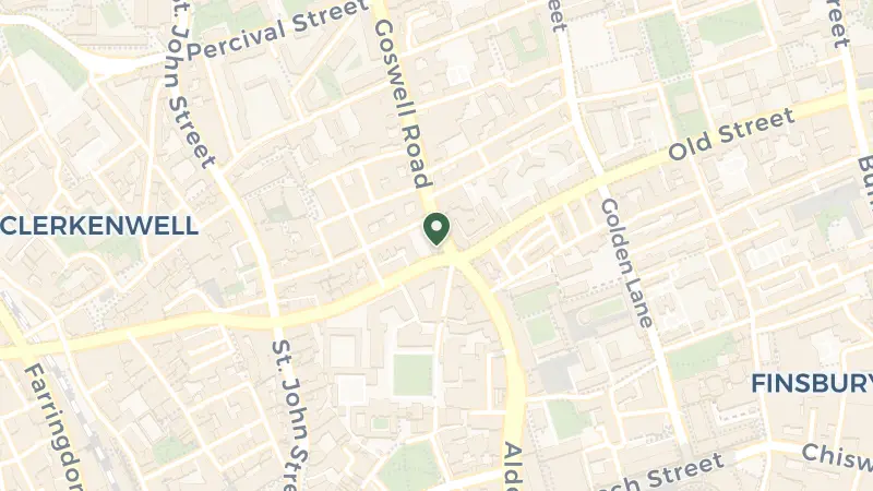 Map of 2 Clerkenwell Rd, London EC1M 5PQ, UK