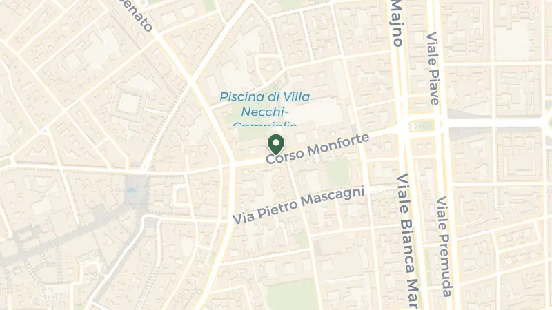 Map of Corso Monforte, 27, 20122 Milano MI, Italy