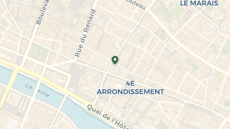 Map of 17 Rue de la Verrerie, 75004 Paris, France