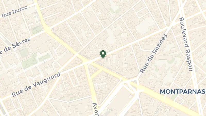 Map of 105 Rue de Vaugirard, 75006 Paris, France